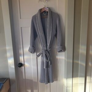 Brooklinen Light Gray Waffle Robe